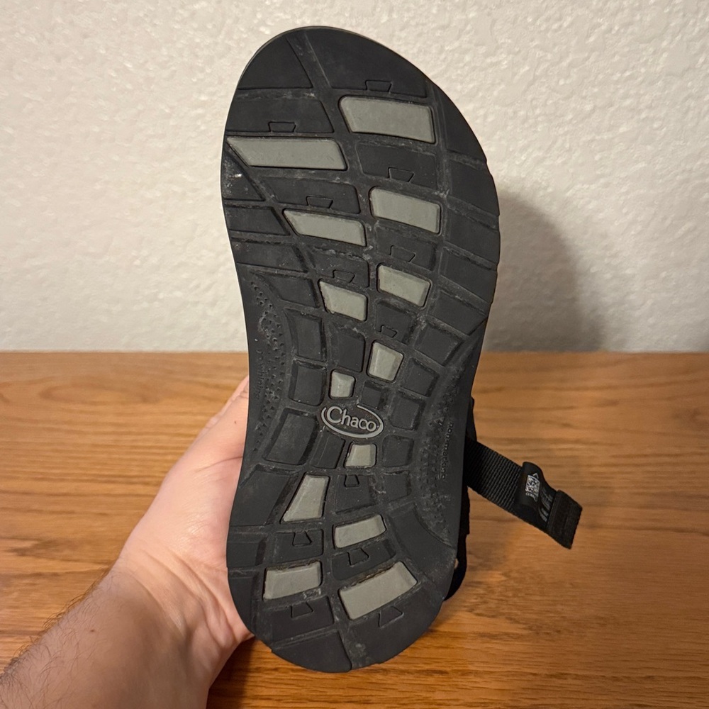 Kids Black Chaco Sandals - Picture 8 of 10